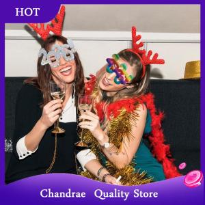 [Chandrae] 2026 Number Eyeglasses Happy New Year Glasses Glitter Sunglasses Cosplay Prop Xmas Party Decoration Funny Glasses