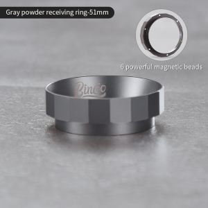 BINCOO Coffee Powder Catcher Coffee Handle Anti-flying Powder Ring Coffee Accessories 51/58MM