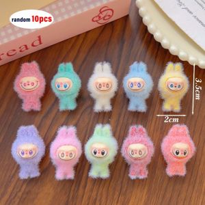 YESPERY ชุดของขวัญสำหรับตกแต่งโต๊ะชุดของเล่น Kawaii ตุ๊กตาฟล็อกกิ้งขนาดเล็กน่ารักของเครื่องประดับ DIY 10ชิ้น