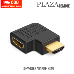 HDMI Slim L Shape Converter Male to Female Adaptor Siku 90 Derajat