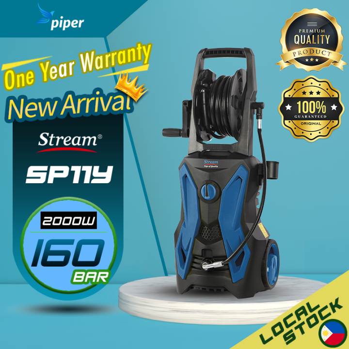 Stream SP11y 2000W Max 160Bars, High Pressure Washer with Detergent