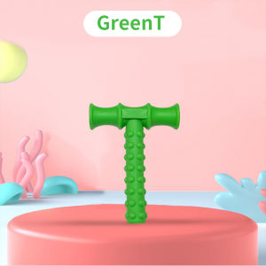 Baby Shine Teether Bayi Speech Delay Bentuk Huruf P T Alat Terapi Telat Bicara Anak Mainan Gigitan Bayi