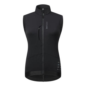 WOSAWE Áo thun nữ không tay Áo đi xe đạp giữ nhiệt Lông cừu chống gió Áo thể thao ngoài trời chống lạnh