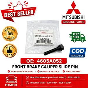 Original Front Brake Caliper Pin 4605A052 for Mitsubishi Montero 2008-2015 / L200 Triton 2005-2018