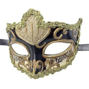 Adult Masquerade Mask Half Face Mask Hand Painted Mask Adjustable Strap Comfortable to Wear For Men Women Cosplay