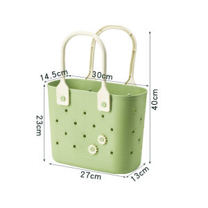 Shopping Basket Storage Basket Picnic Basket Hand Basket Waterproof Beach Travel Storage Basket Women Shopping Handbag