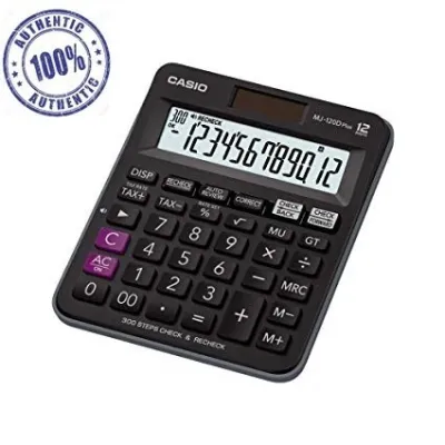 Kalkulator Casio MJ 120D PLUS CHECK CORRECT Kalkulator Meja Check Correct 100% Asli