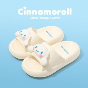 I know Sanrio Kuromi Melody Cute Cartoon Soft Slippers adults kids Indoors Anti slip Hello Kitty Cinnamoroll Summer Slippers