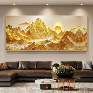 Luxury Full Drilled 5D Diamond Living Room Art Craft Home Decor Embroidery Kit DIY Wall Hanging Decoration for Bedroom Office