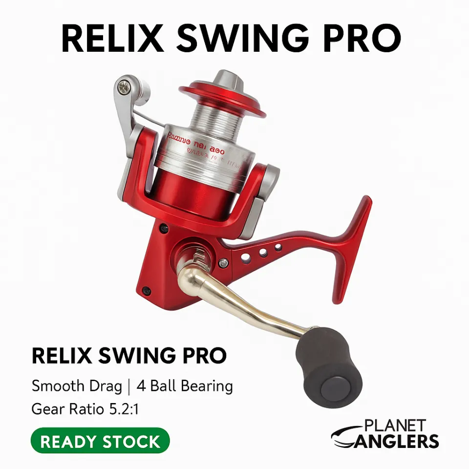 Reel Relix Swing Pro 850 (4 Ball Bearings) Ratio 5:2:1 Reel 800