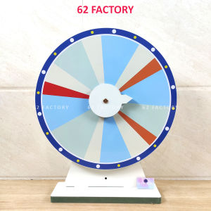 Vòng quay 15 ô nhỏ ô to hot trend 2026 trắng đỏ bằng gỗ MDF chống nước an toàn