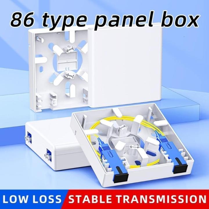 Fiber Opt Connection Box for 86 Standard Size Featuring Multiple ...