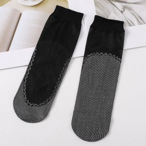 LadyLuxe - Kaos Kaki Stocking Pendek Tipis Transparan Halus Stoking Wanita Dewasa Perempuan Ankel KK007