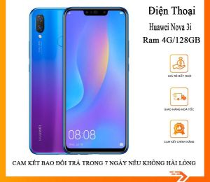 Điện thoại Huawei nova 3i Ram 4G bộ nhớ 128GB máy đẹp 99% có google chplay