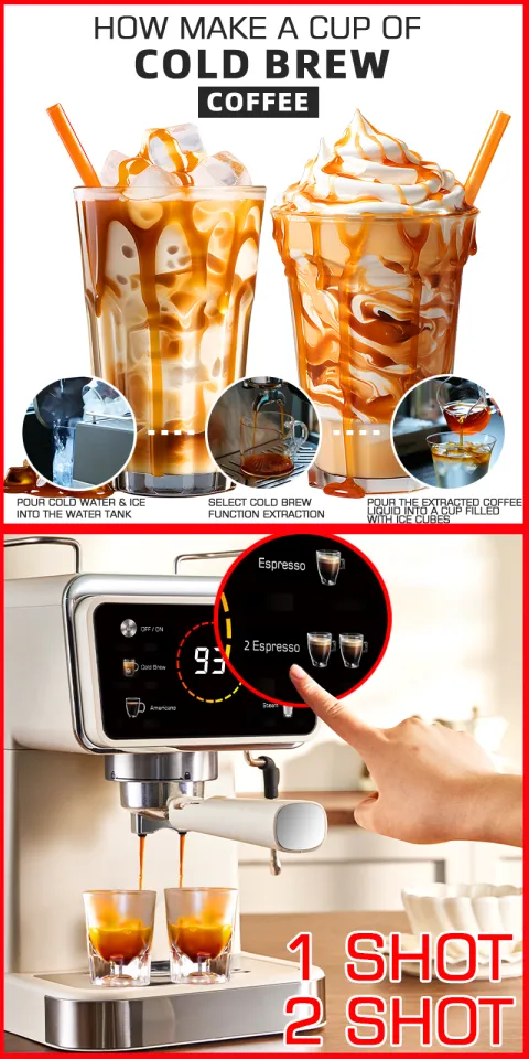 How To Make Iced Coffee With Espresso Machine Lahome Espresso