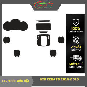 (KIA Cerato 2016-2018) Full bộ tặng dán hõmDán PPF bảo vệ nội thất chống xước và luôn bóng đẹp