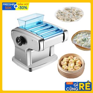 Máy cán bột mì Cắt mì sợi đa năng 3 lưỡi dao chạy điện