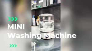 Portable Rechargeable CordlessWashing Machine 4000mAh 20 Times Usage per Charge for Baby Clothes/Underwear/Camping/RV Travel