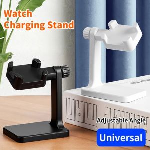 PLLEWY Desktop Placement Watch Charging Stand Anti Slip Pad Plastic Desktop Holder Stable Cable Storage Watch Organizer Universal
