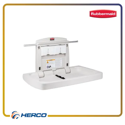 Rubbermaid FG781888FLAT Horizontal Baby Changing Station / Table