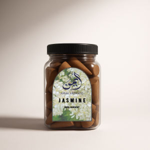 AIMAN AROMATIC | DUPA TOPLES BUKHUR GAHARU ASLI KERUCUT AROMA JASMINE SUPER WANGI ISI 50 PCS PREMIUM