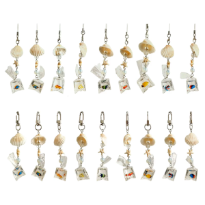 Practical Handcraft Colorful Seashells Mobile Fashion Accessory Portable and Sturdy for Ocean Lovers and Collectors