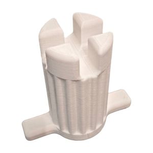 OOC with T-Handle Washing Machine Filter Cap Wrench Tool 96mm Ribbed Grip Deep-Recess Access Spanner Practical 4-Prong Laundry Appliance Maintenance Tool for Filter Caps
