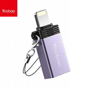 Original YOOBAO A-L01 USB-A Female to Lightning Male OTG Adapter High Quality with Lanyard For Apple Devices