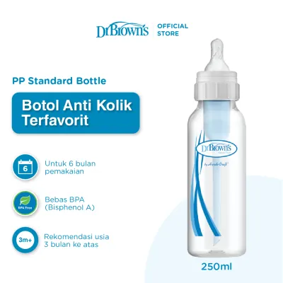 Dr.Browns 8 Oz / 250 Ml PP Standard Baby Bottle