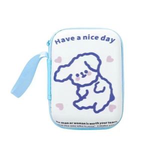 Kawaii Hello Kitty Sanrio Anime Storage Box Cinnamoroll My Melody Pochacco Cartoon Cute Earphone Bag Waterproof Data Cable Coin Protection Bag