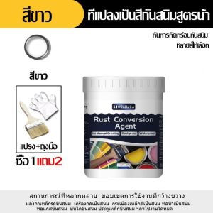 XIGUANJIA สีทาเหล็กกันสนิม น้ำยาขจัดสนิมโลหะ สีทาเหล็ก สีกันสนิม แห้งเร็ว พ่นรองพื้นถุง