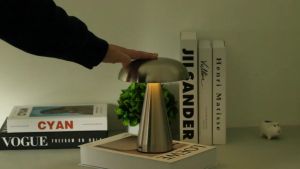 Table Lamp Mushroom LED Night Light Rechargeable Desktop Touch Sensor Reading Lights Bedroom BauhausFast shipping