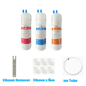 CO.SIX Korea Magic Plus 10 inch Water  Filter For Dispenser Purifier Tap System / U type 10 inch Set