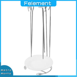 1set Stainless Steel Bbq Skewers Rack Vertical Barbecue Skewer Stand For Outdoor Picnic