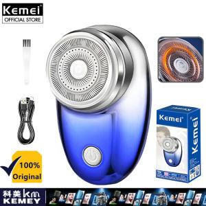 Kemei KM-C52 Mini Portable Shaving Machine Electric Razor Shaving Machine For Men Wet And Dry Waterproof Electric Shaver
