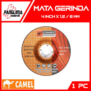 Mata Gerinda 4 Inch x 1.2 / 6 mm 107x1.2x16 100x6x16 Batu Potong Poles Gurinda 4"x1.2 4"x6 Camel
