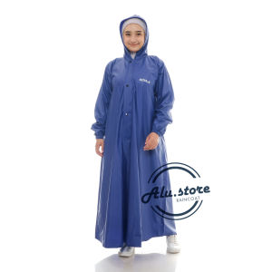 Jas Hujan Akula Gamis Syari Wanita Anti Rembes Berkualitas Tebal Awet