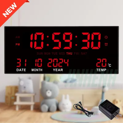 JH-3615B ใหม่ นาฬิกาDigital LED นาฬิกาดิจิตอลแอลอีดี ตกแต่งบ้านแขวนผนัง นาฬิกาตั้งโต๊ะได้ สินค้าพร้อมส่ง
