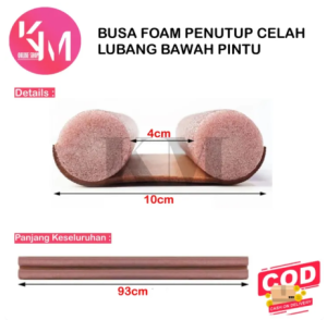 Busa Foam Penutup Celah Lubang Bawah Pintu Penghalang Debu Binatang Kecil Serangga Anti Kecoa