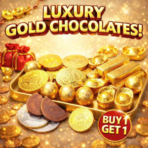 Buy 1 Take 1 | Lucky Gold Chocolate Coins & Bars Sweet Gift for Christmas & New Year Kids Treats