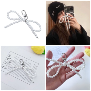 Phong cách túi nơ quyến rũ độc đáo Keyring Túi Thời Trang Phụ Kiện túi nơ móc khóa túi món quà cho thời trang cá nhân