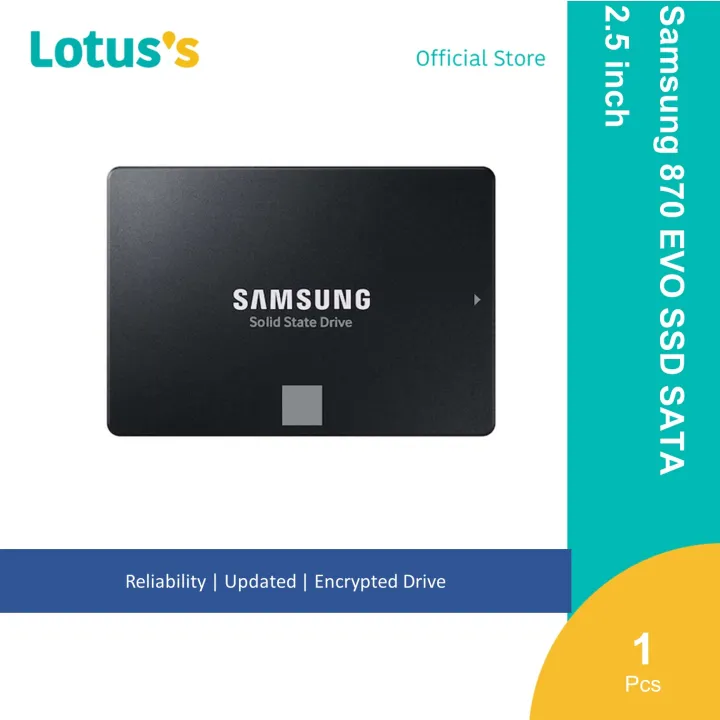 Samsung 870 Evo SATA III 2.5" [500GB/ 1TB/ 2TB/ 4TB] Solid State Drive [(MZ-77E500BW)/ (MZ-77E1T0BW)/ (MZ-77E2T0BW)/ (MZ-77E4T0BW)
