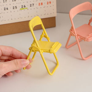 Desktop cute portable macaroon color cell phone holder pendulum folding decorative cell phone holder