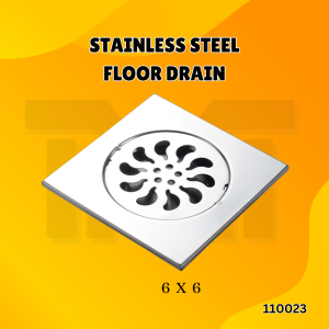 0029 6x6 Stainless Steel Floor Trap Floor Grating Anti Cockroach Anti Smell - 6 x 6 Floor Trap 6 Floor Drain