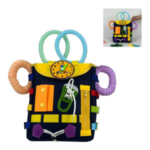 กระเป๋าใส่บอร์ด30 In 1ของเล่นเพื่อการศึกษาปฐมวัยของเล่นเดินทางมอเตอร์อย่างดีทักษะประสานมือตากล่องวาดรูปของเล่นสำหรับเด็กหญิงเด็กชาย