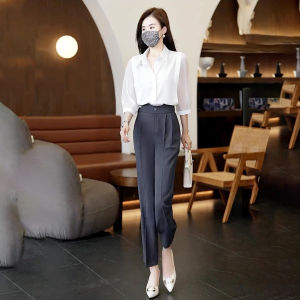 Quần tây baggy nữ lưng cao thun sau thiết kế lượn sóng đẹp mềm mại ấn tượng - 234