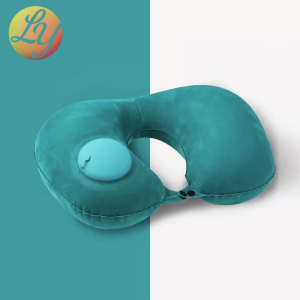 พร้อมส่ง หมอน ขนาดพกพา หมอนเป่าลม ใบใหญ่ หมอนรูปตัว U พับได้ เหมาะสำหรับสำนักงานและตั้งแคมป์