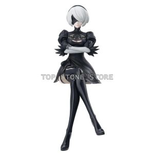 Anime Yorha 2B 9S A2 Action Figure Figures PVC Collection Model Toys Doll Desktop Ornaments Figurine Holiday Gifts
