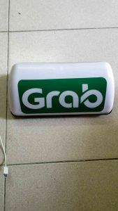 Đèn mào taxi Grab sạc pin nam châm