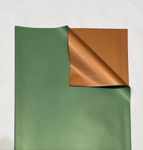Flower wrapping paper Bi Color gold 2 side gold emas cellophane kertas pembungkus buket kb6324